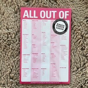 Knock Knock All Out Of Pink Classic Pad